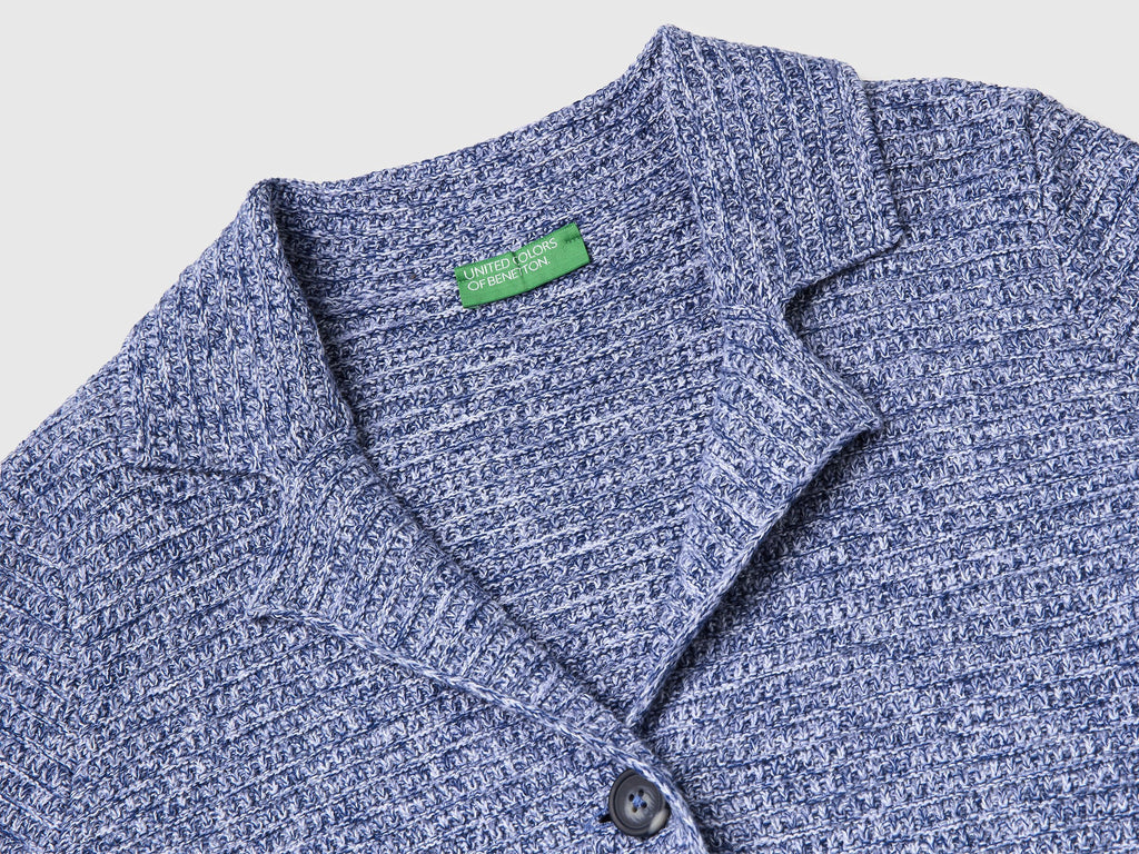 Blazer in maglia 100% cotone