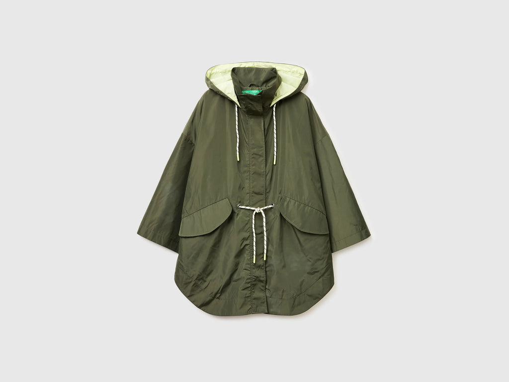 Parka ampio con cappuccio
