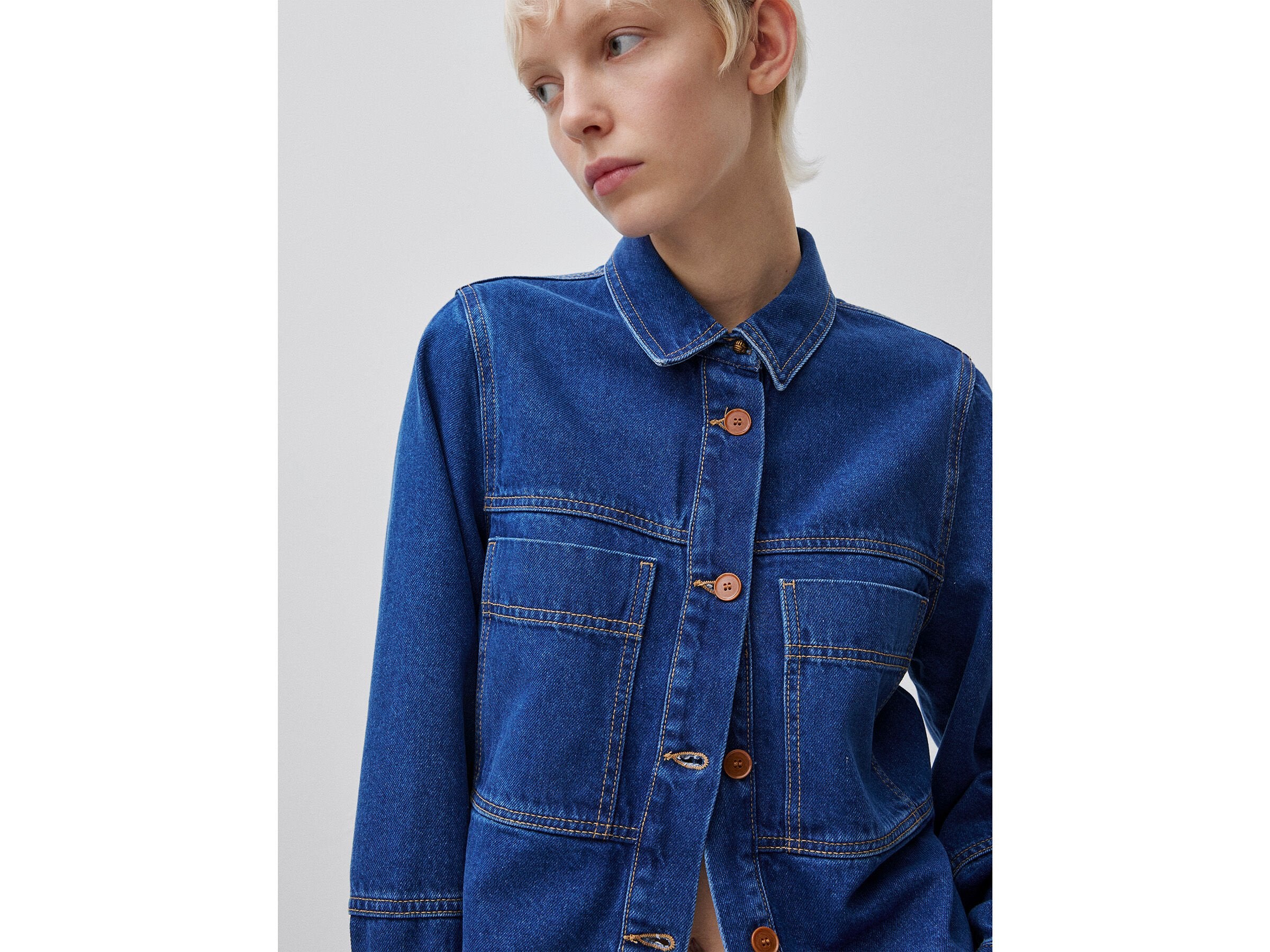Giacca-Camicia in denim