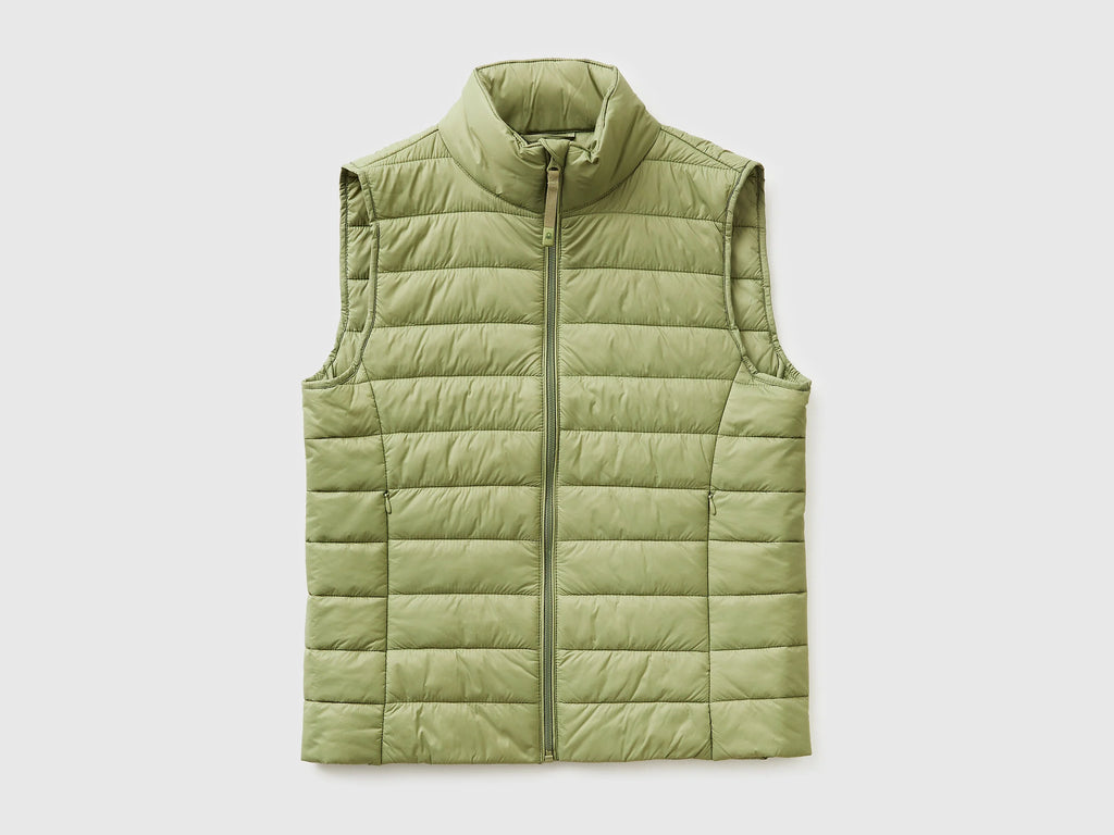 Piumino smanicato slim fit