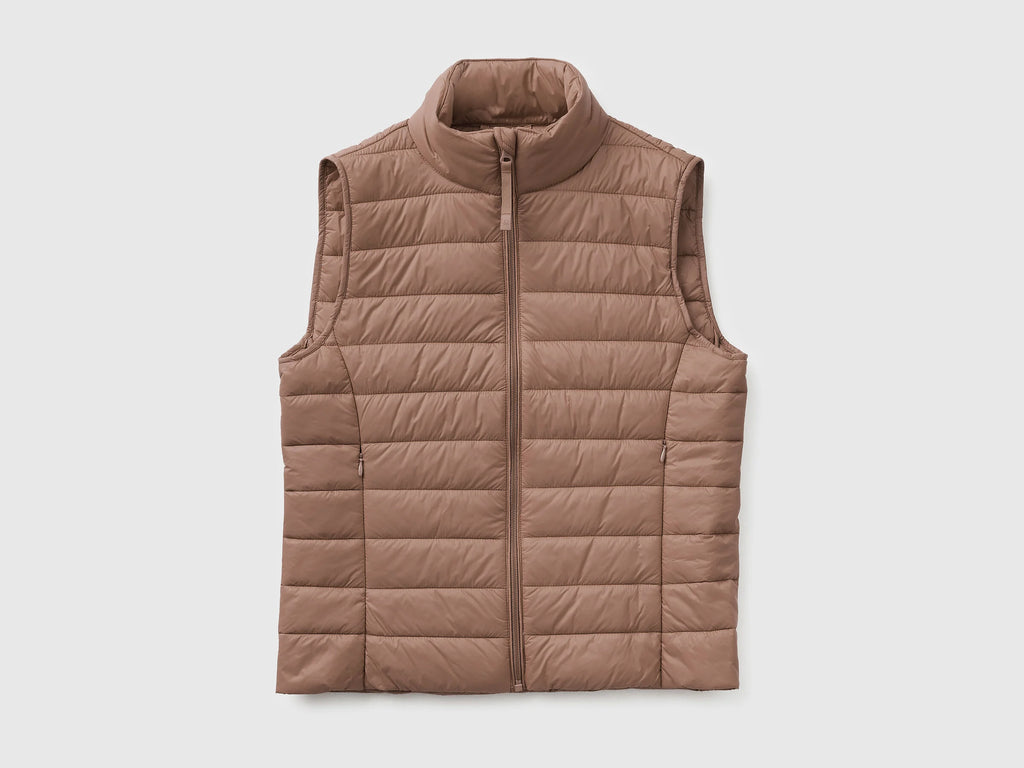 Piumino smanicato slim fit