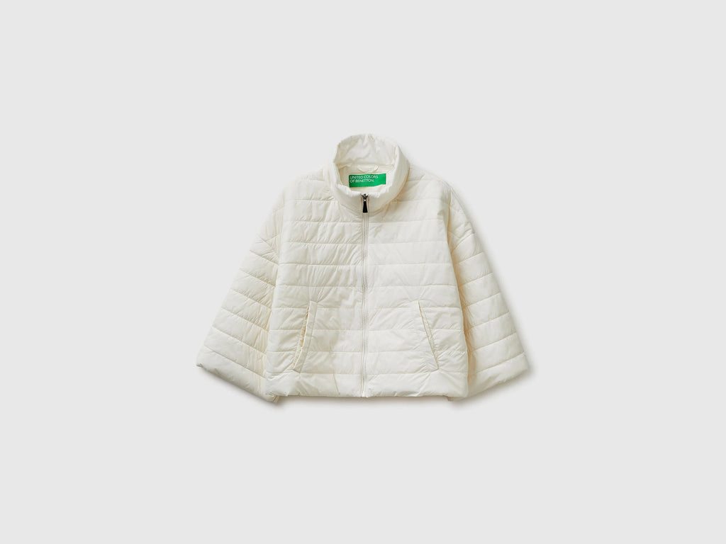 Piumino leggero con manica 3/4