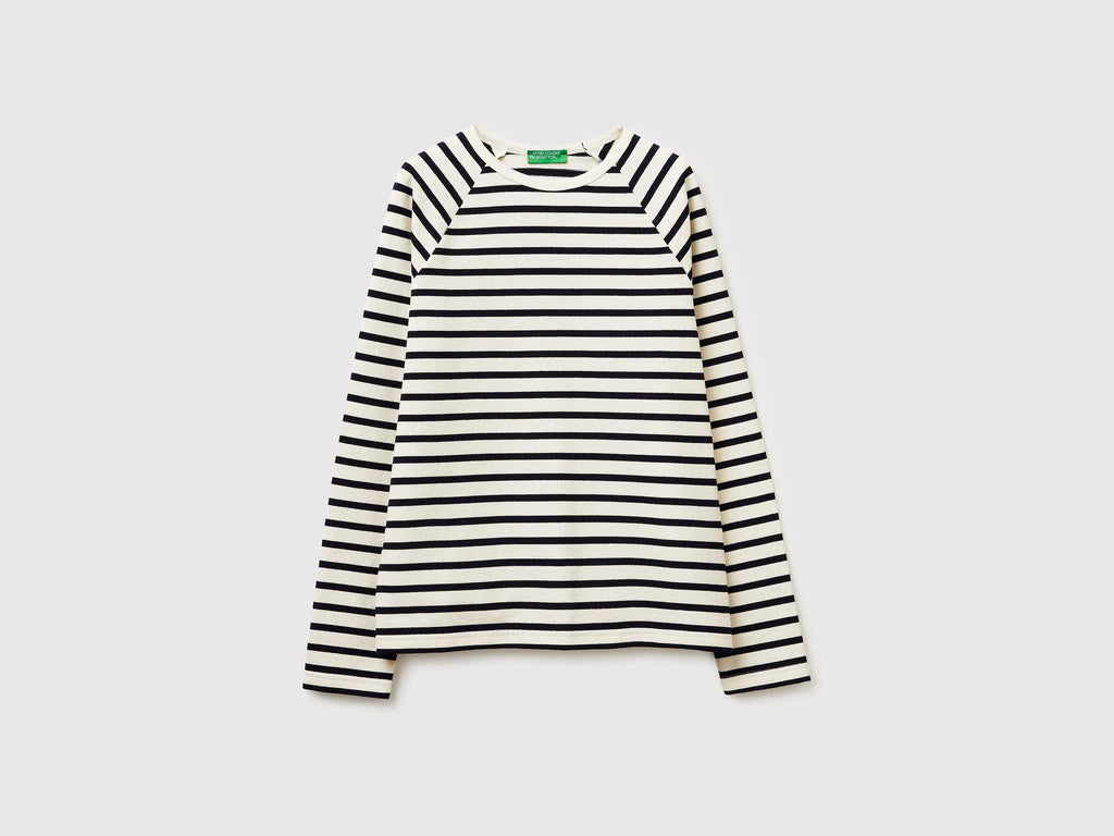 Felpa chiusa a righe