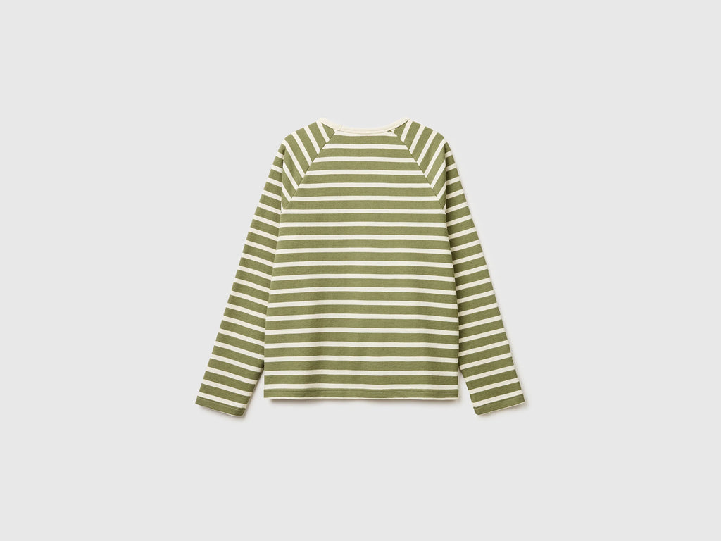 Felpa chiusa a righe