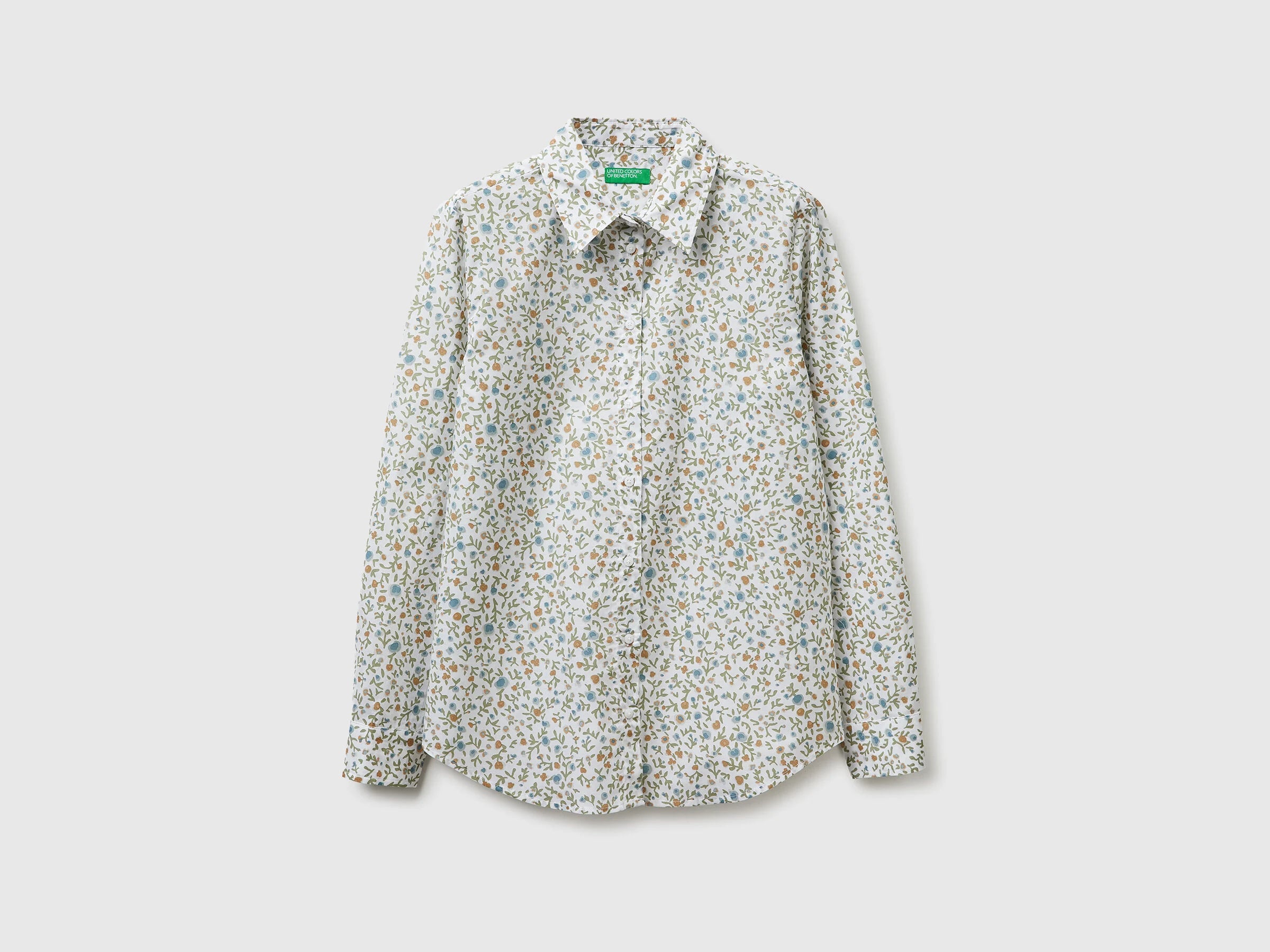 Camicia fantasia in cotone leggero