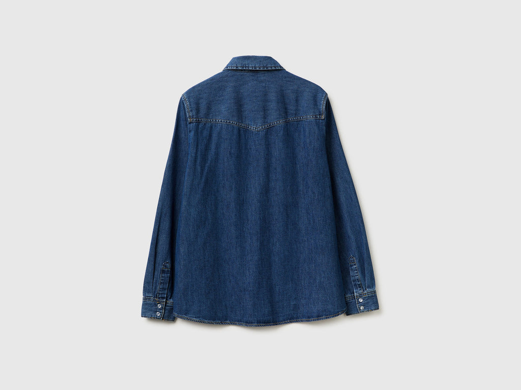 Camicia western di jeans