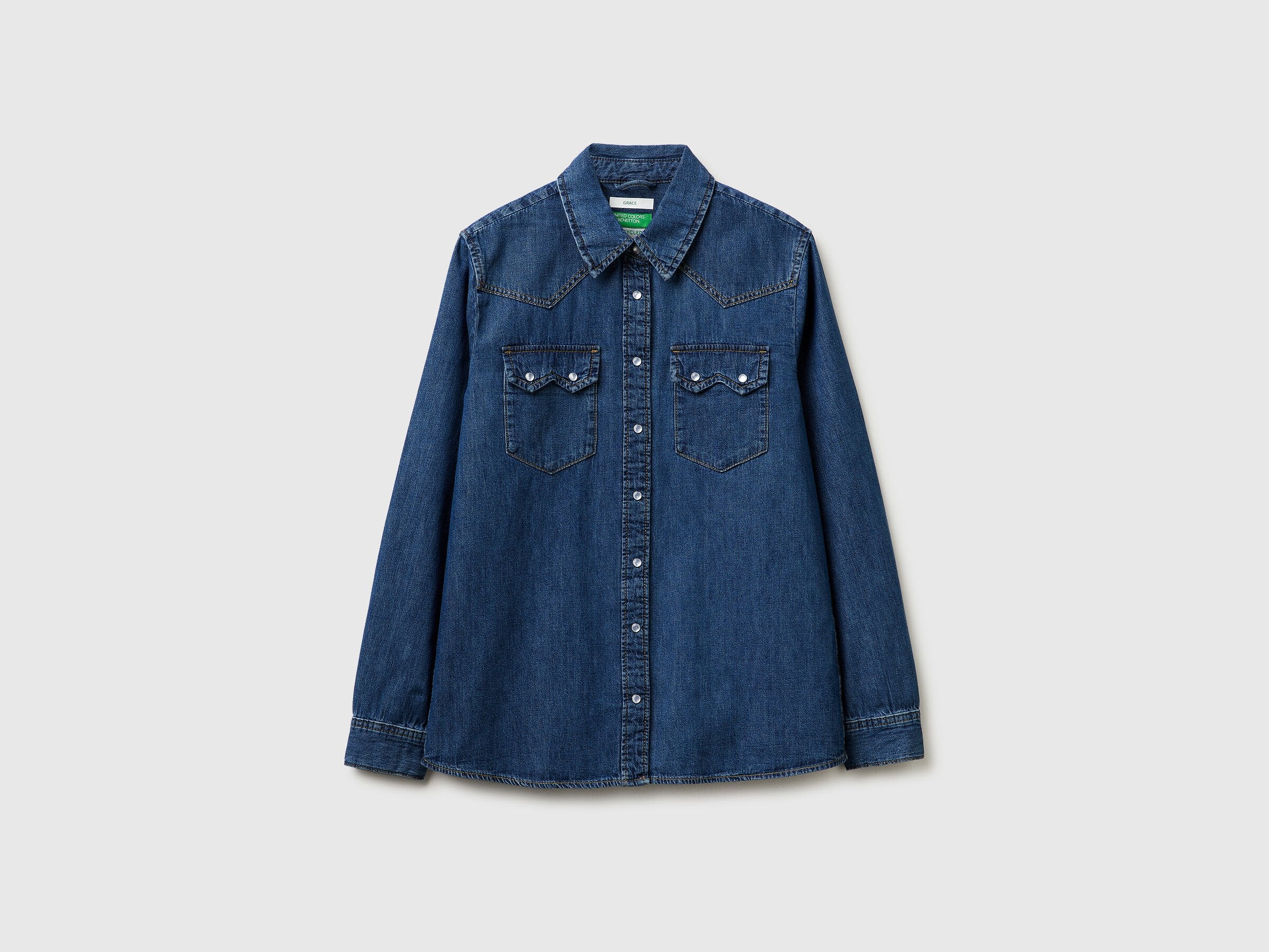 Camicia western di jeans