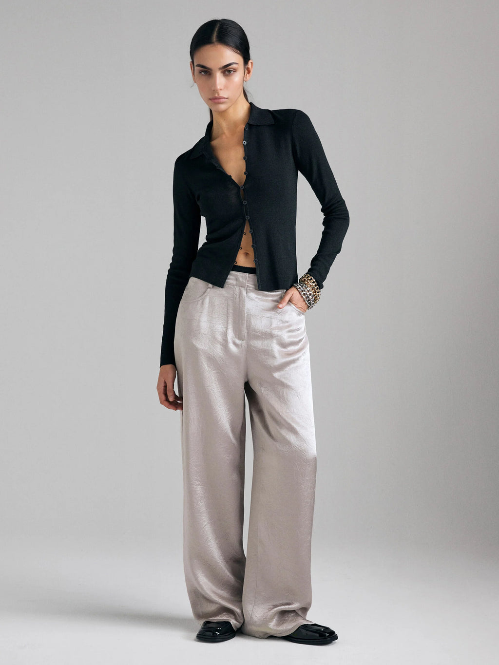 Cardigan con colletto