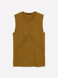 Top in maglia a costine
