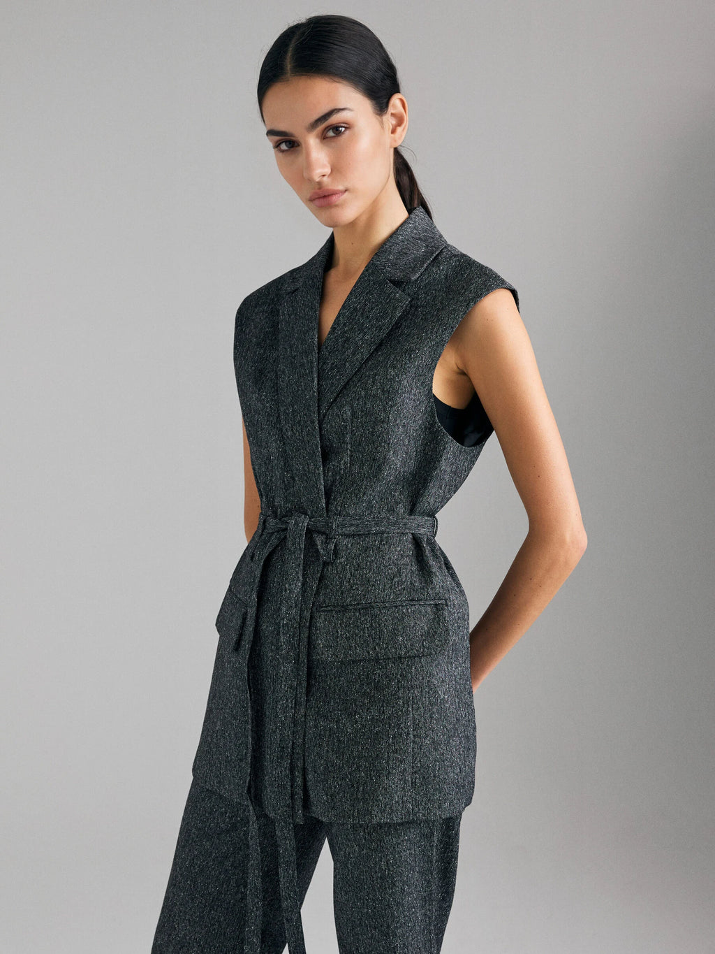 Gilet con cinturina