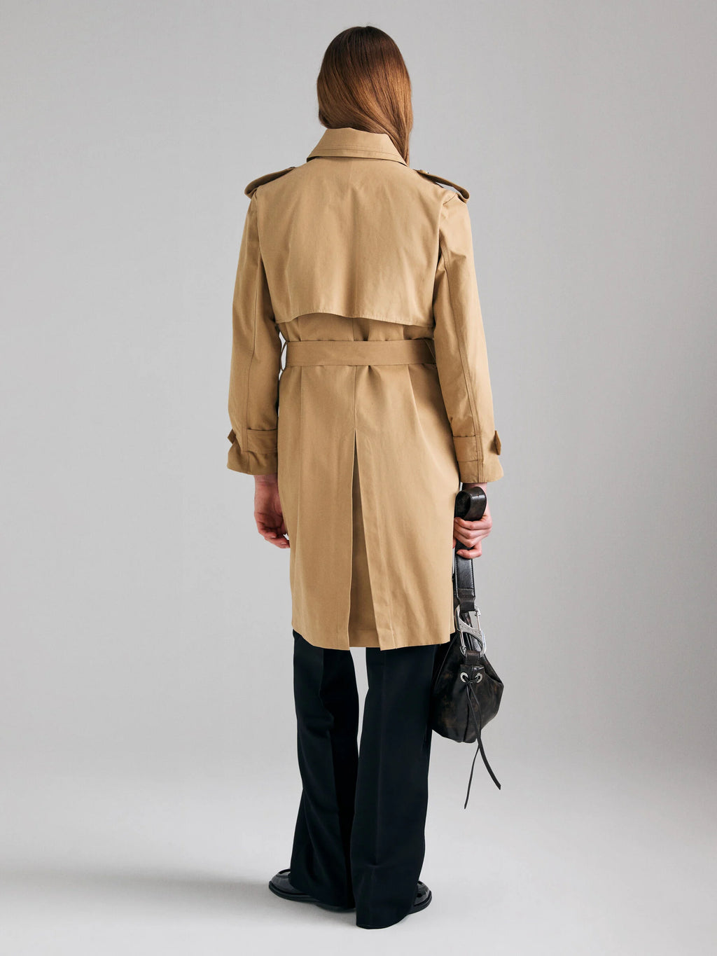 Trench midi doppiopetto