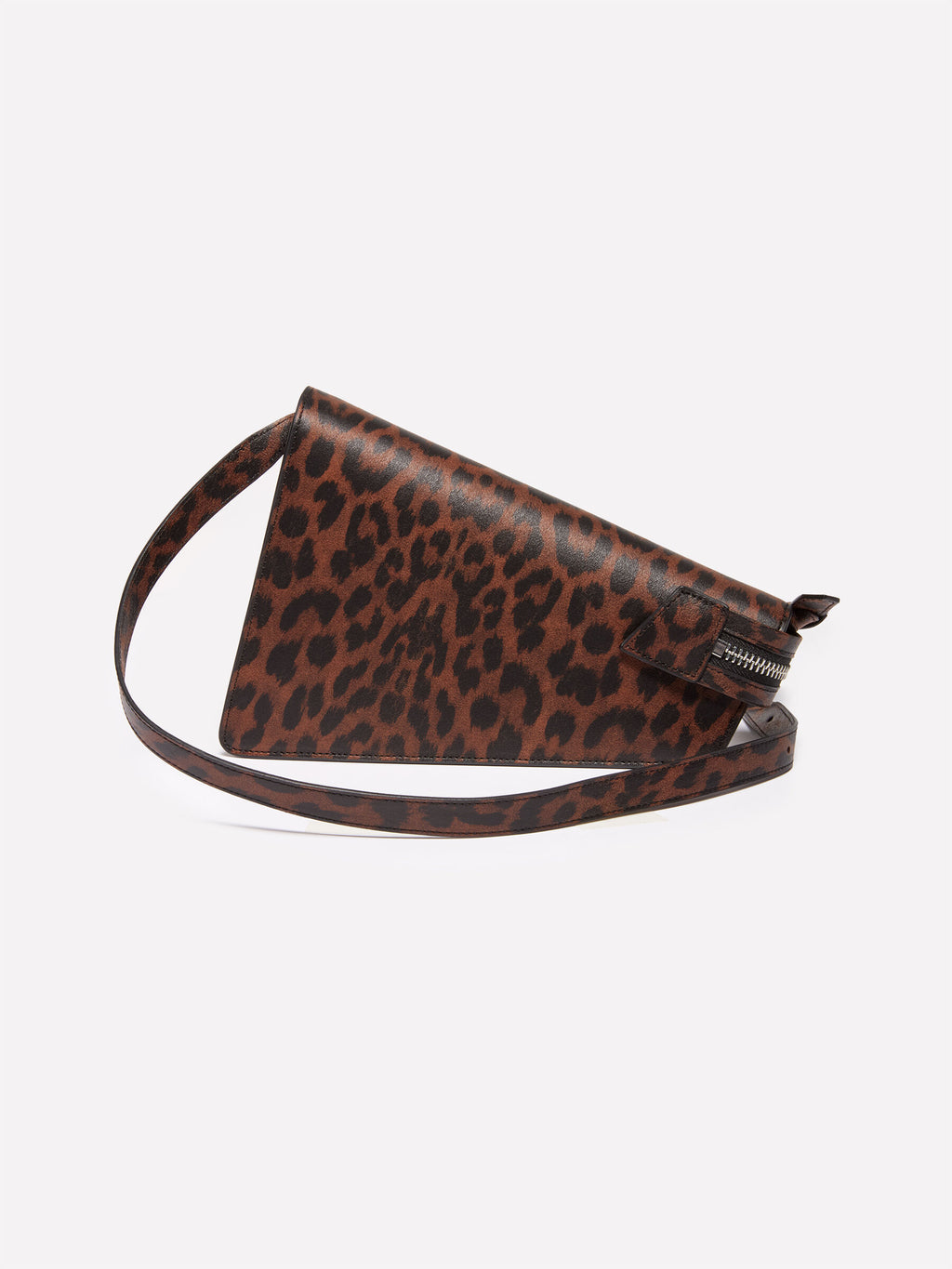 Borsa asimmetrica animalier