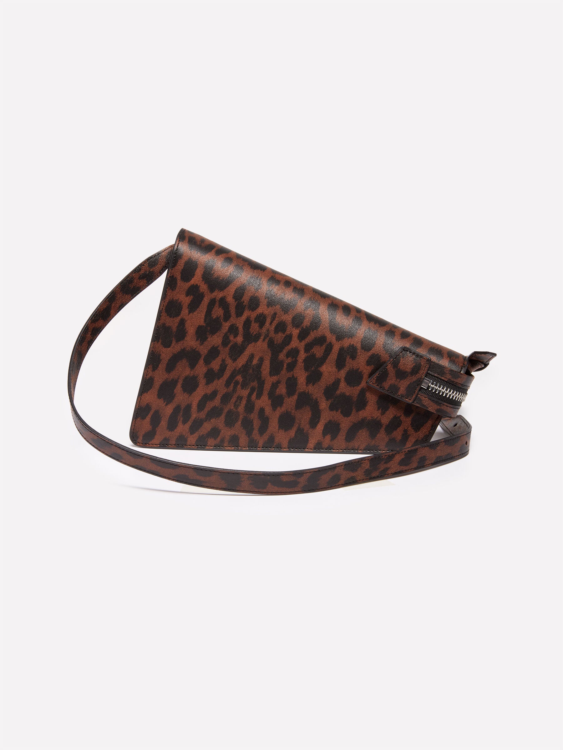 Borsa asimmetrica animalier