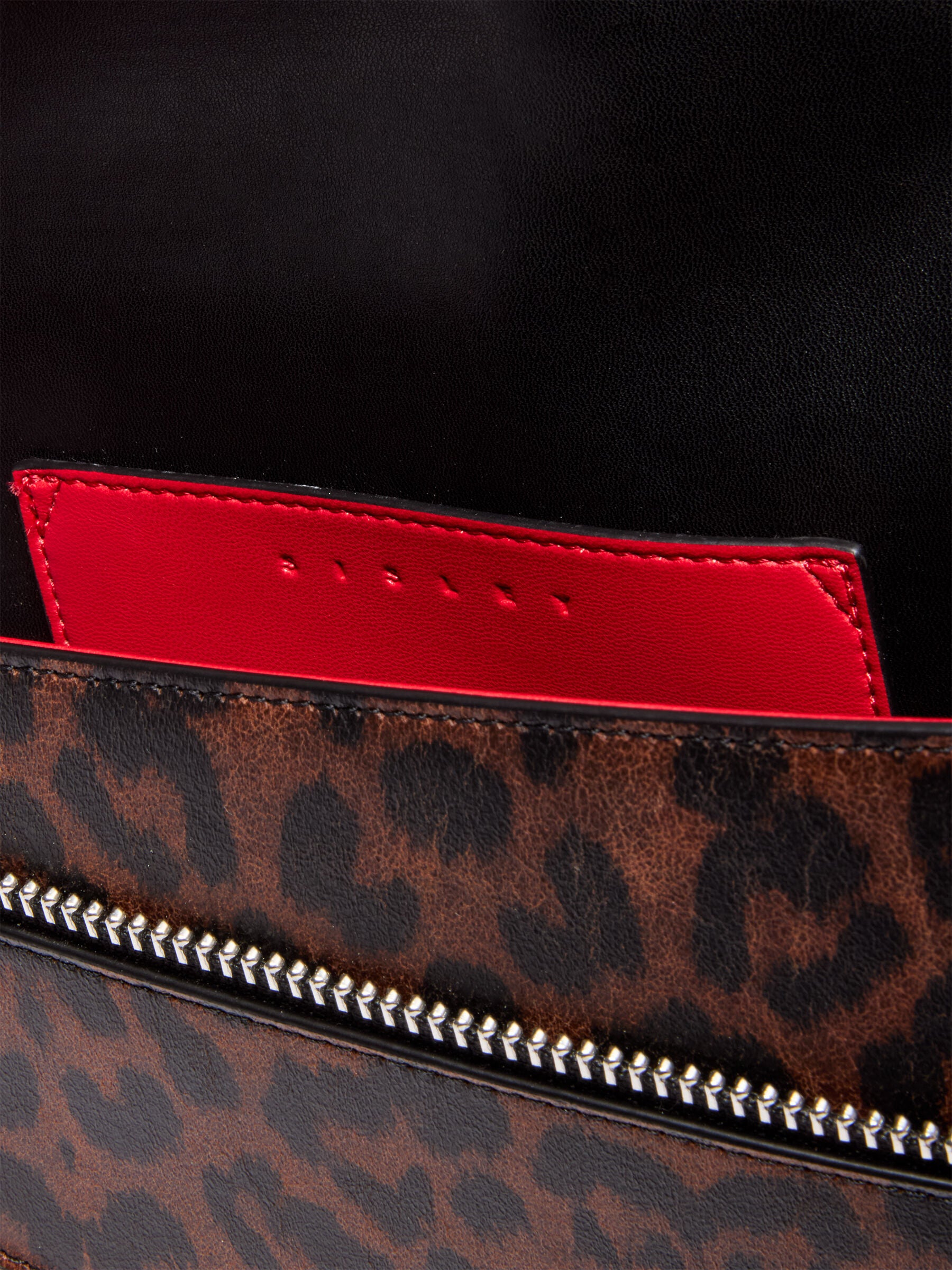 Borsa asimmetrica animalier