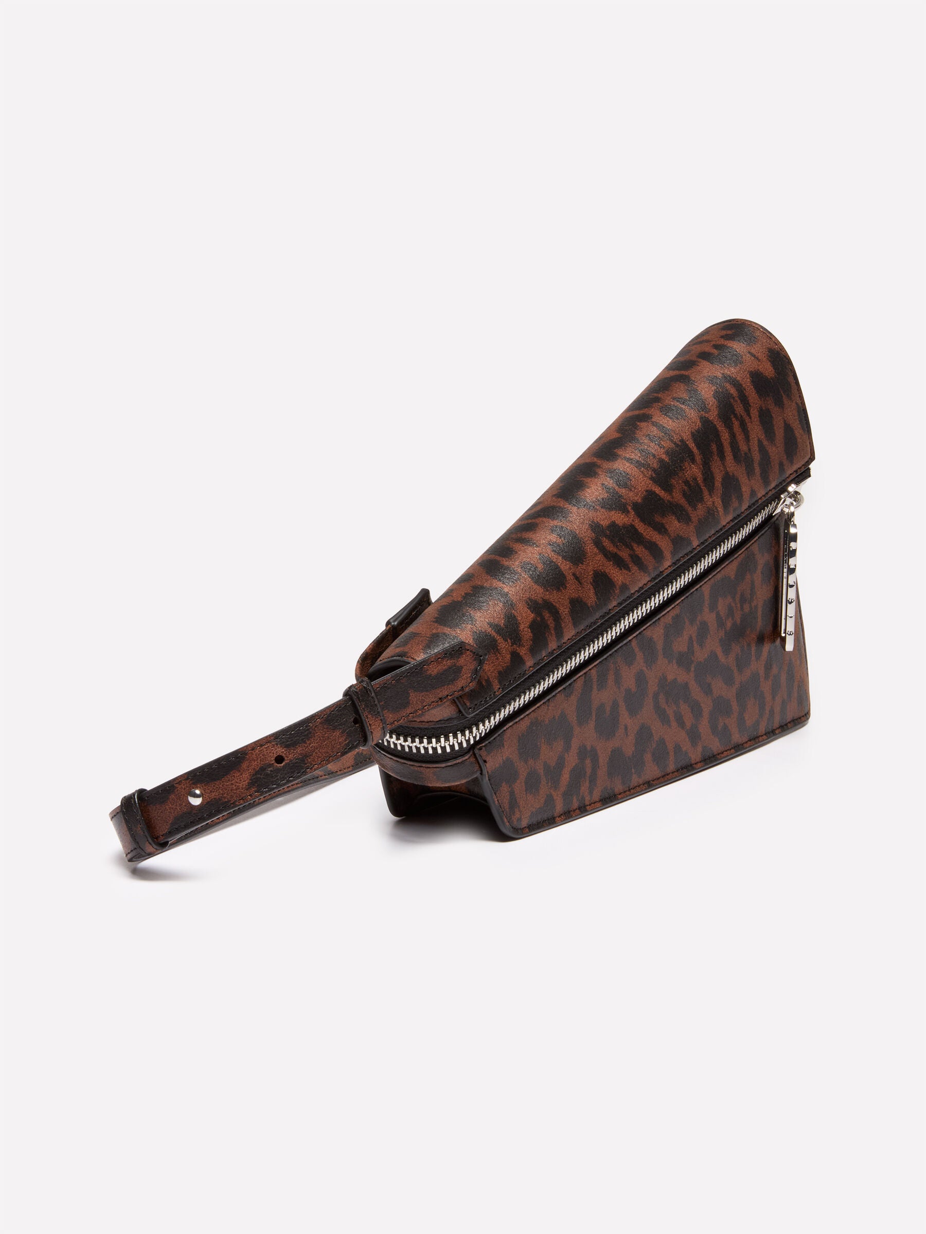 Borsa asimmetrica animalier