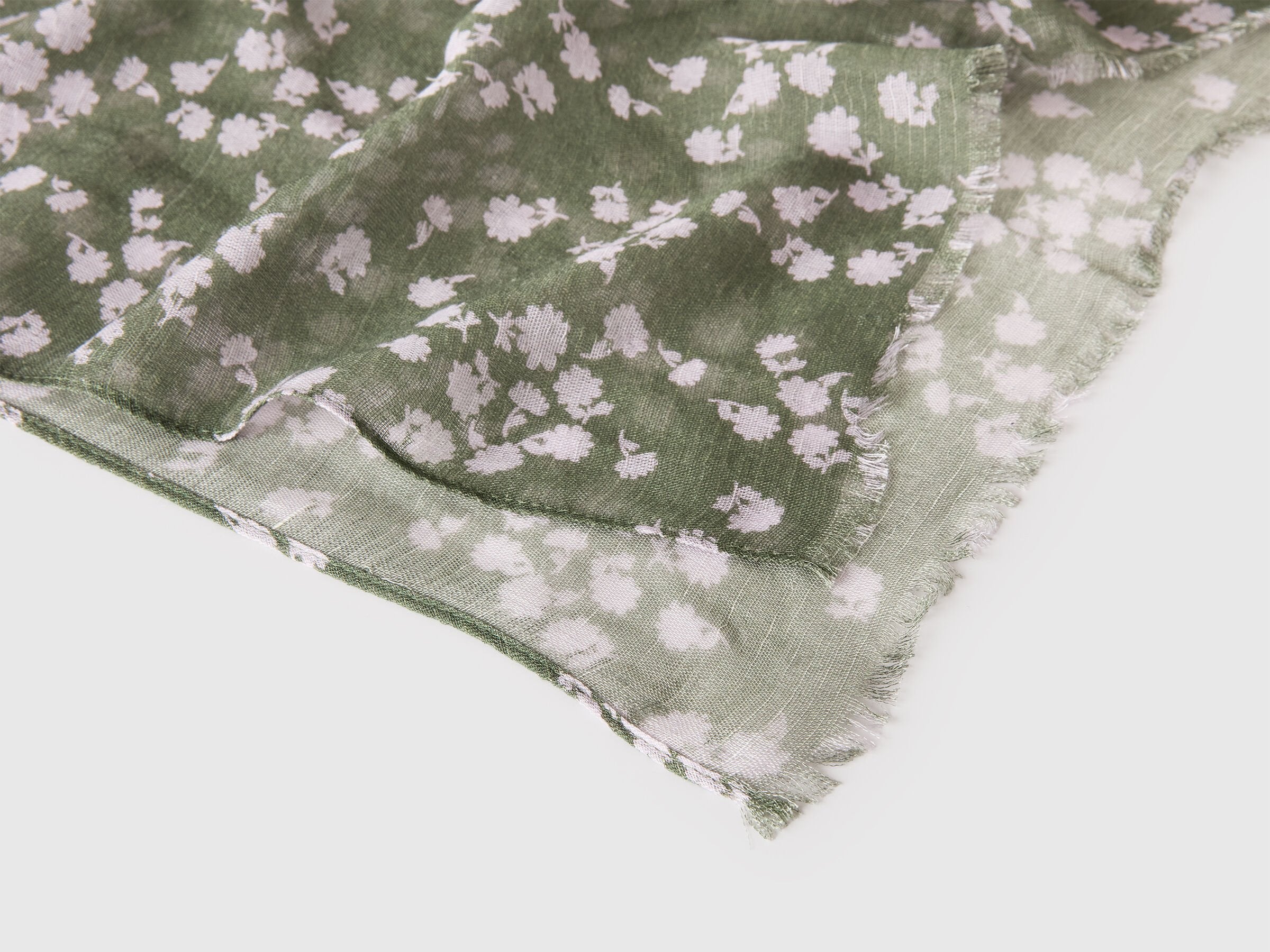 Sciarpa fantasia in misto lino